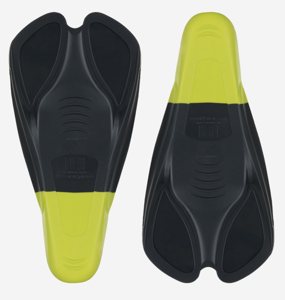 Ласты Speedo Trainning Fin (6-7 (39-40.5); серый/салатовый)